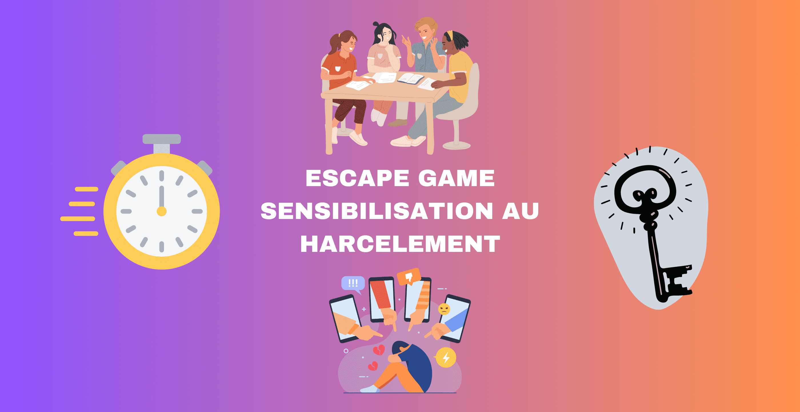 Un Escape Game pour sensibiliser au harcèlement scolaire